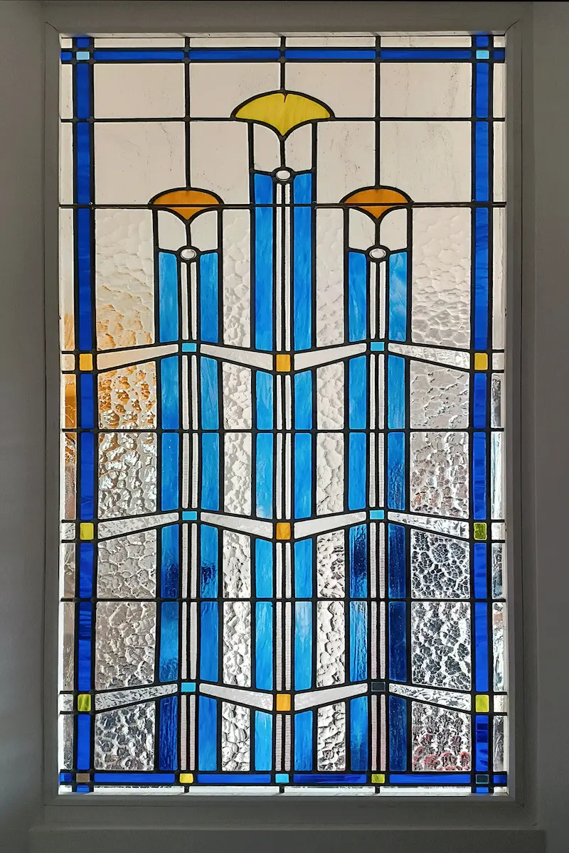 vitrail art deco ginko honfleur